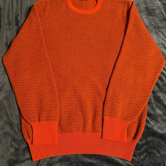 Kiton Sweater 100% Cashmere. Size Italian 52. Burgundy and Brownish Black. - Picture 4 of 16